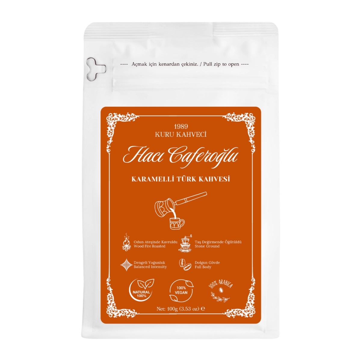 Karamelli Türk Kahvesi - 100g