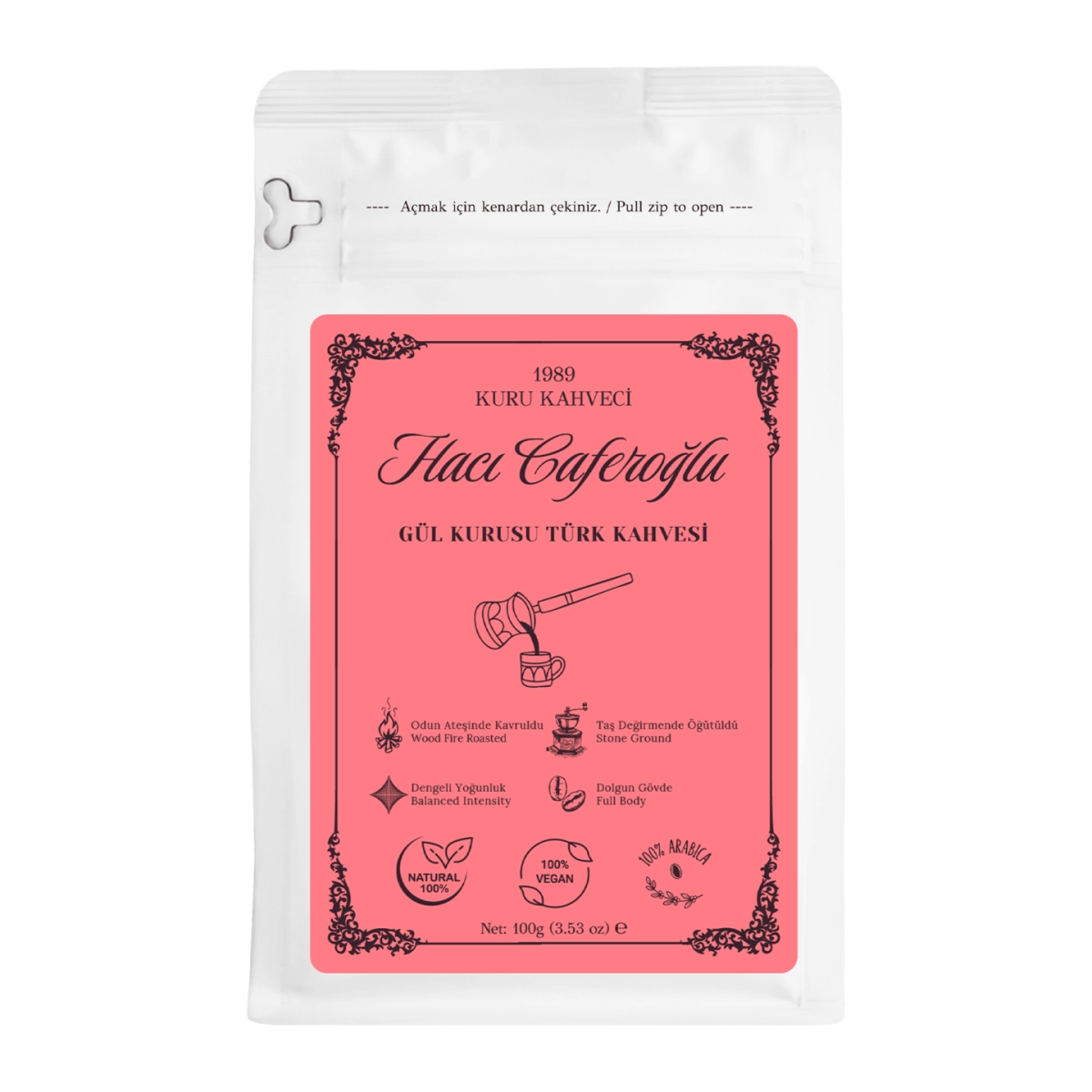 Gül Kurusu Türk Kahvesi - 100g