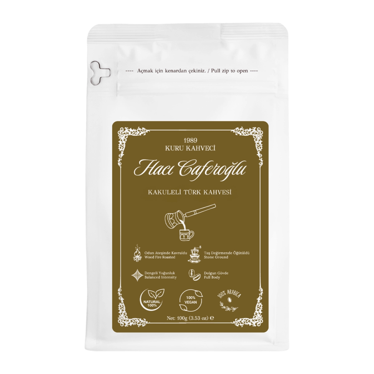 Kakuleli Türk Kahvesi - 100g