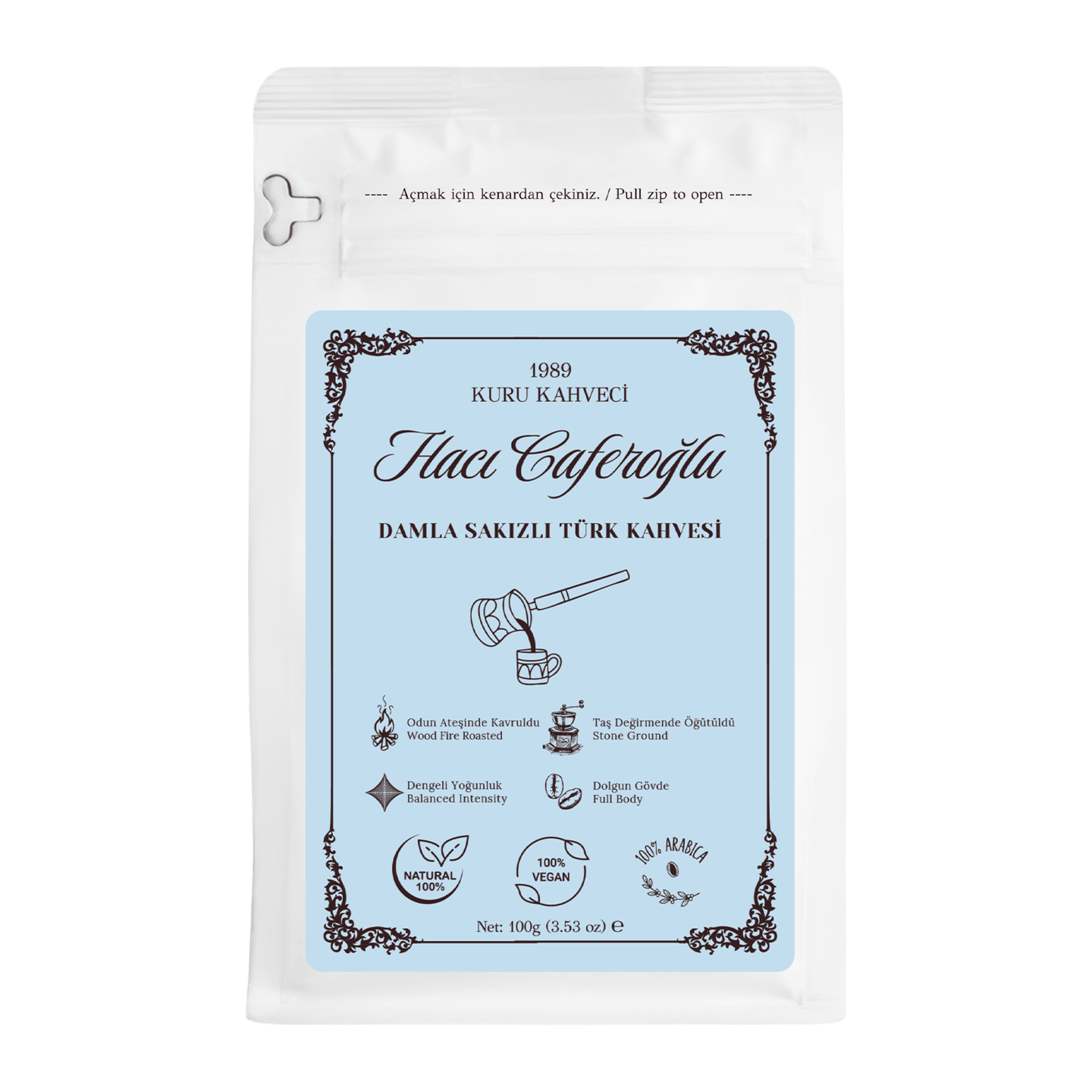 Damla Sakızlı Türk Kahvesi - 100g