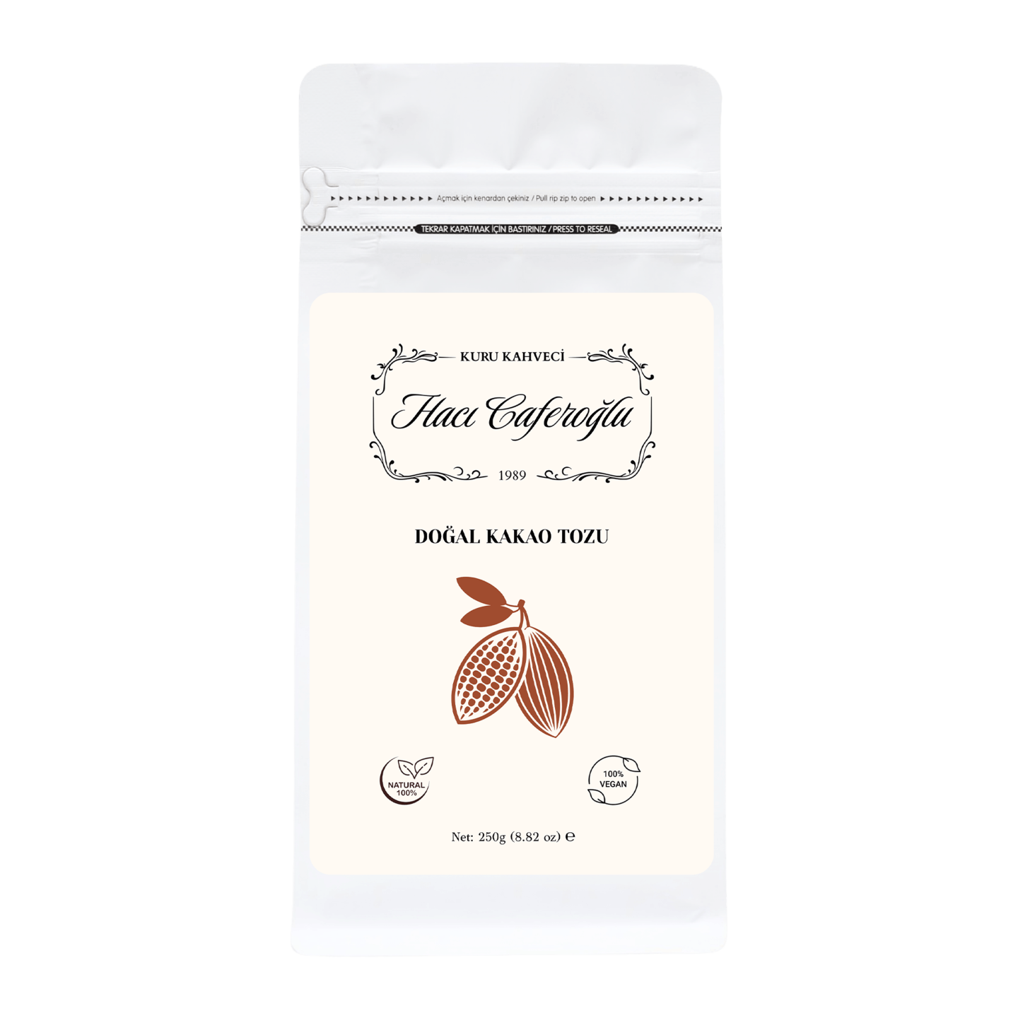 Doğal Kakao Tozu - 250g