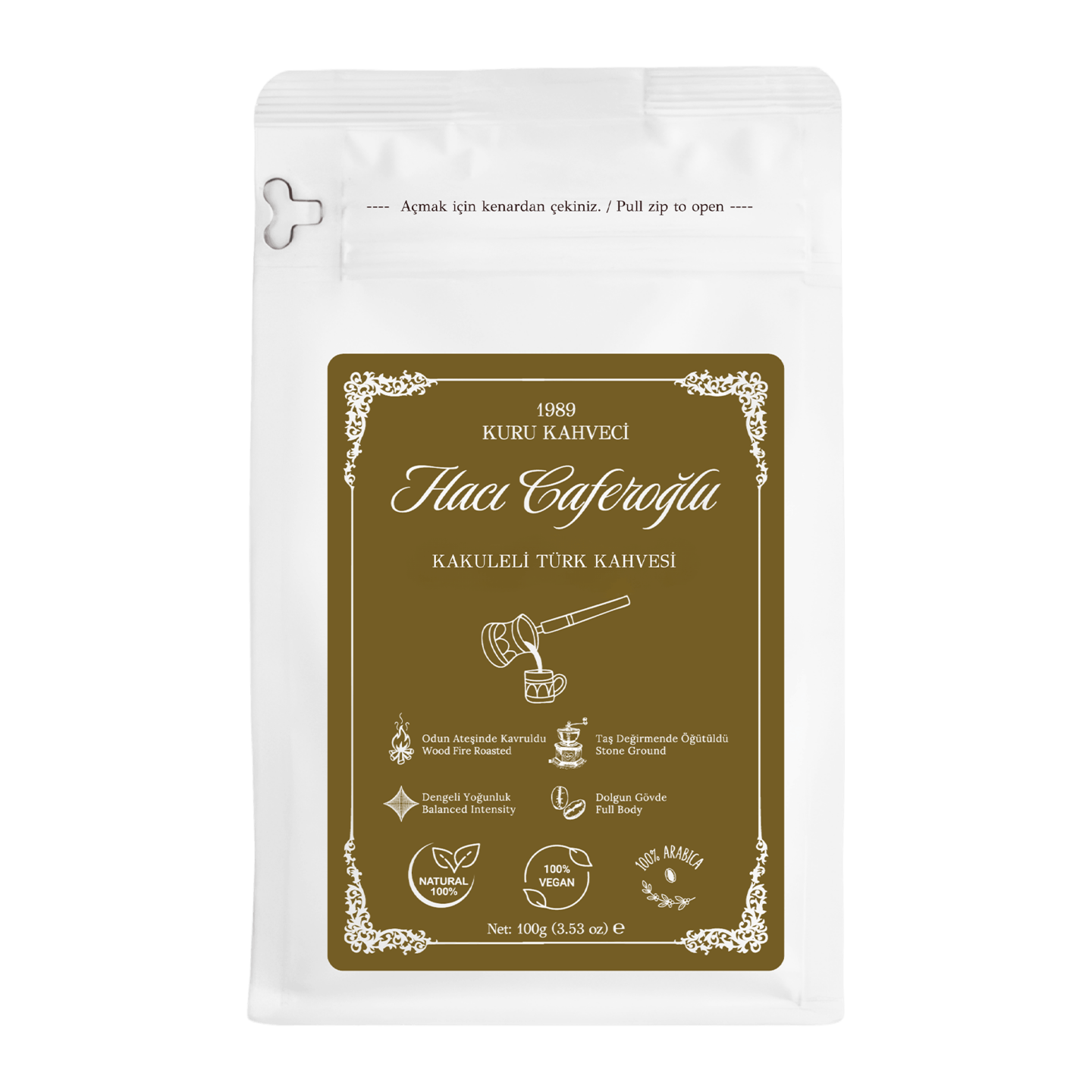 Kakuleli Türk Kahvesi - 100g